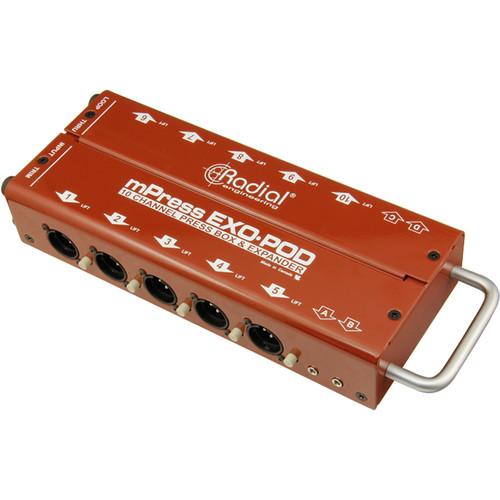 Radial Engineering Exo-Pod Broadcast Splitter with XLR & 3.5mm Connections