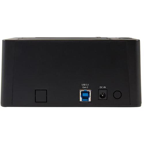 StarTech USB 3.1 Dual-Bay Dock for 2.5" 3.5" SATA SSDs HDDs
