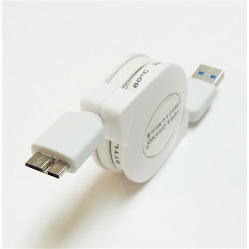 Tera Grand Super-Speed USB 3.0 A to Micro B Retractable Cable