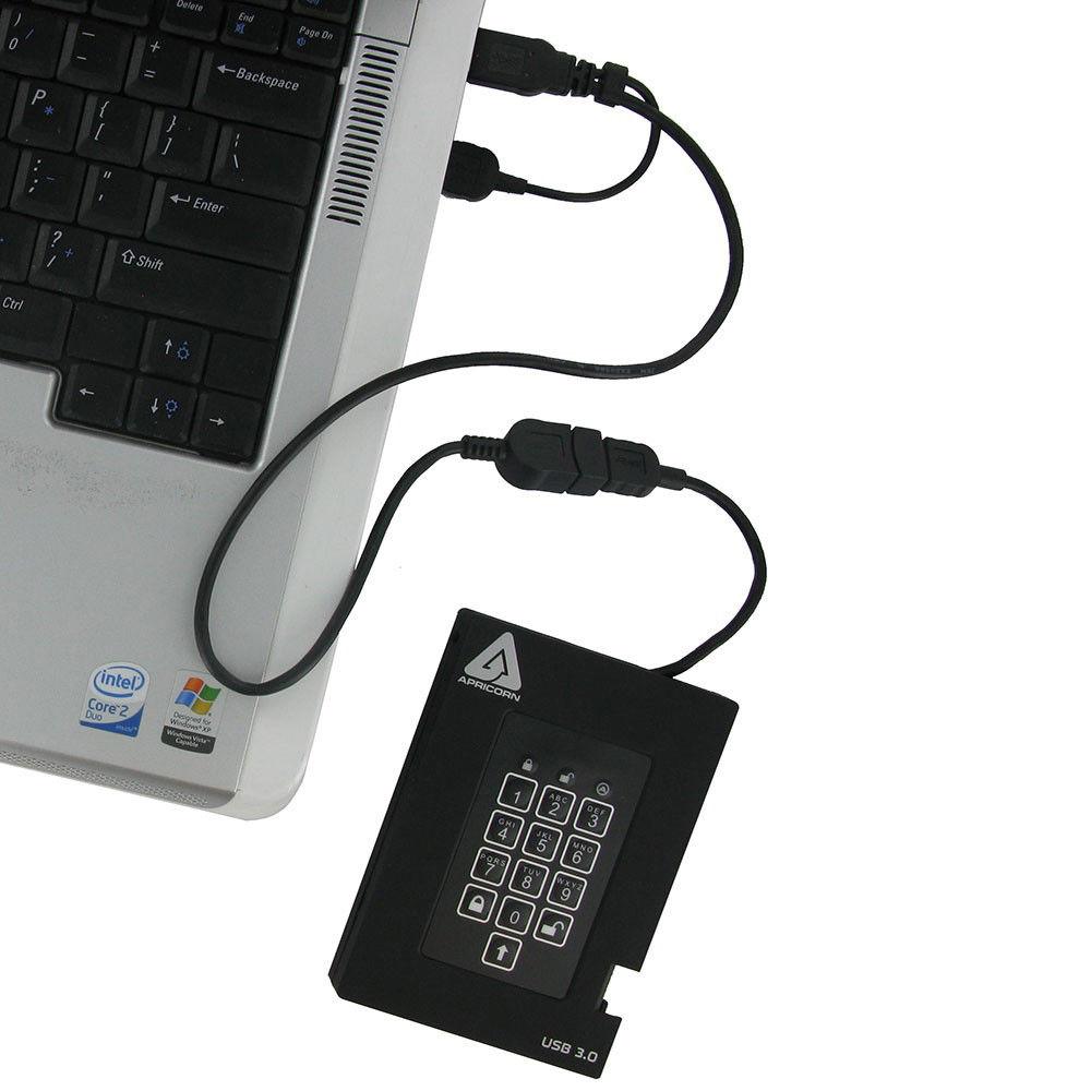 Apricorn 1TB Aegis Fortress FIPS 140-2 Level 2 Secure USB 3.0 Portable Drive