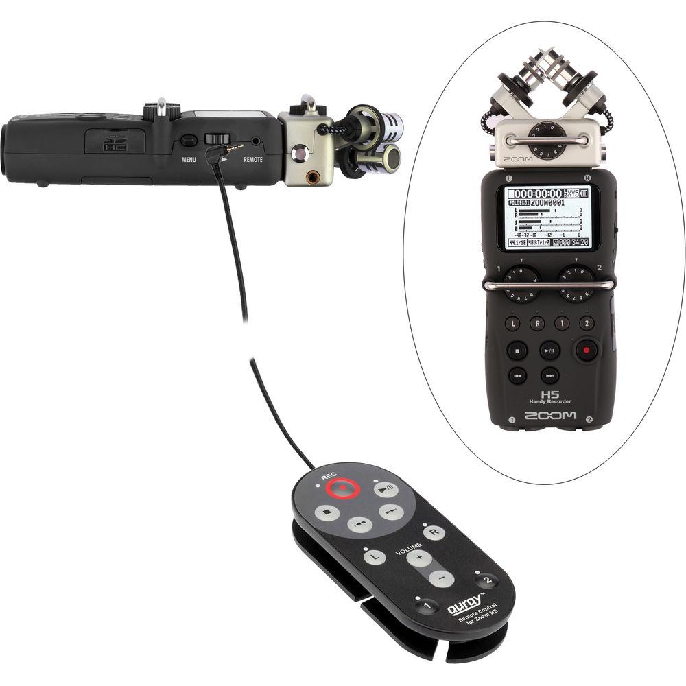 Auray RC-ZH5 Remote Control for Zoom H5 Handy Recorder