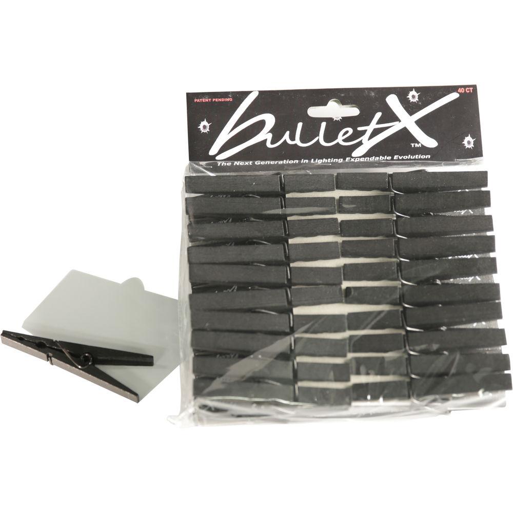 BulletX Wood Clothes Pins