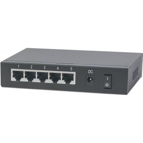 Intellinet 5-Port PoE-Powered Gigabit Switch with PoE Passthrough