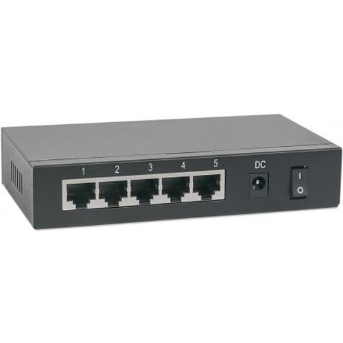 Intellinet 5-Port PoE-Powered Gigabit Switch with PoE Passthrough