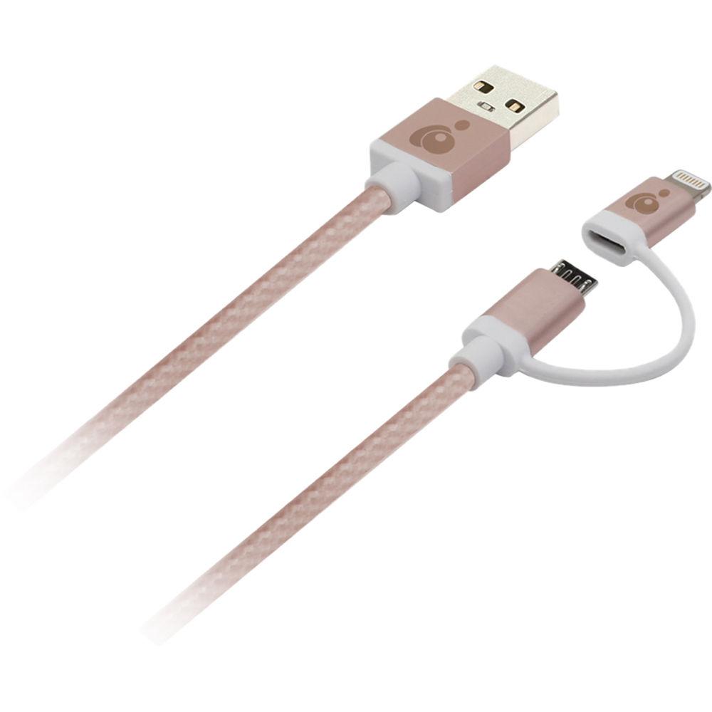 IOGEAR DuoLinq 2-in-1 Charge & Sync Cable