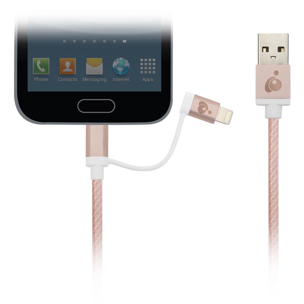 IOGEAR DuoLinq 2-in-1 Charge & Sync Cable