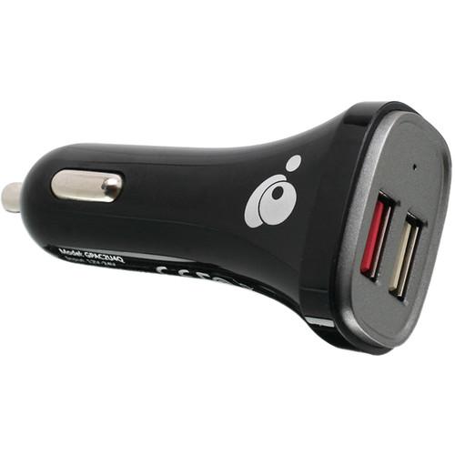 IOGEAR GearPower Dual USB Car Charger with Qualcomm Quick Charge 3.0
