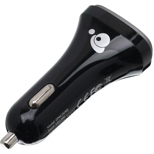 IOGEAR GearPower Dual USB Car Charger with Qualcomm Quick Charge 3.0