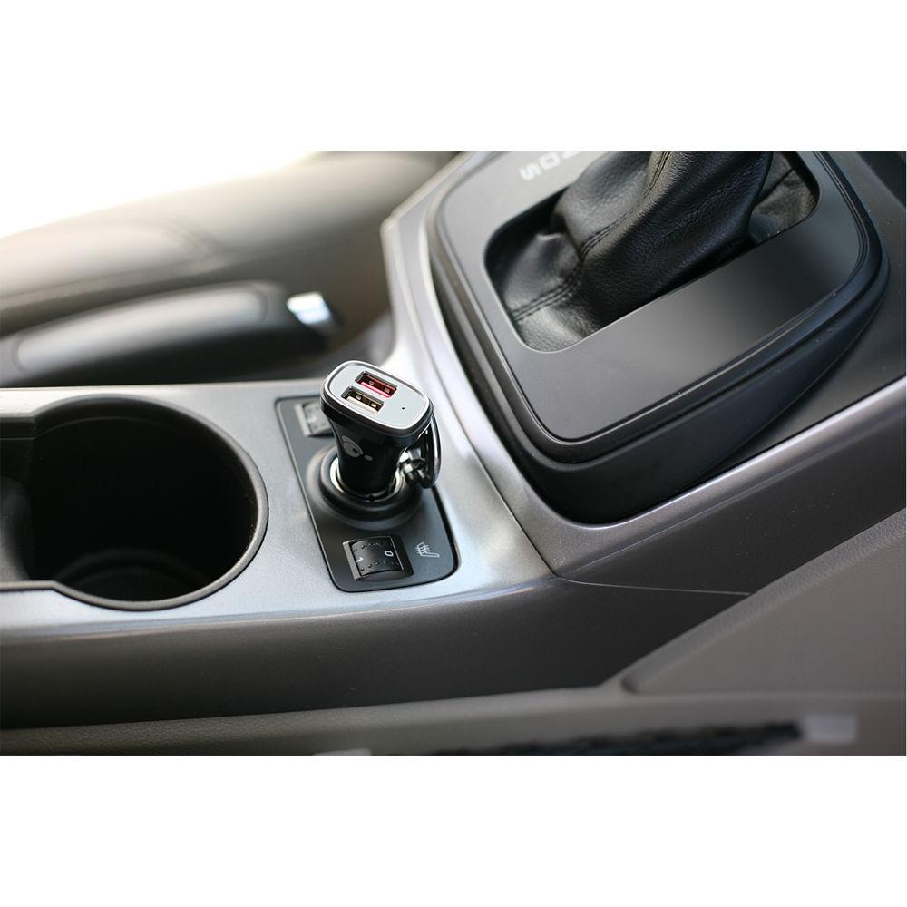 IOGEAR GearPower Dual USB Car Charger with Qualcomm Quick Charge 3.0