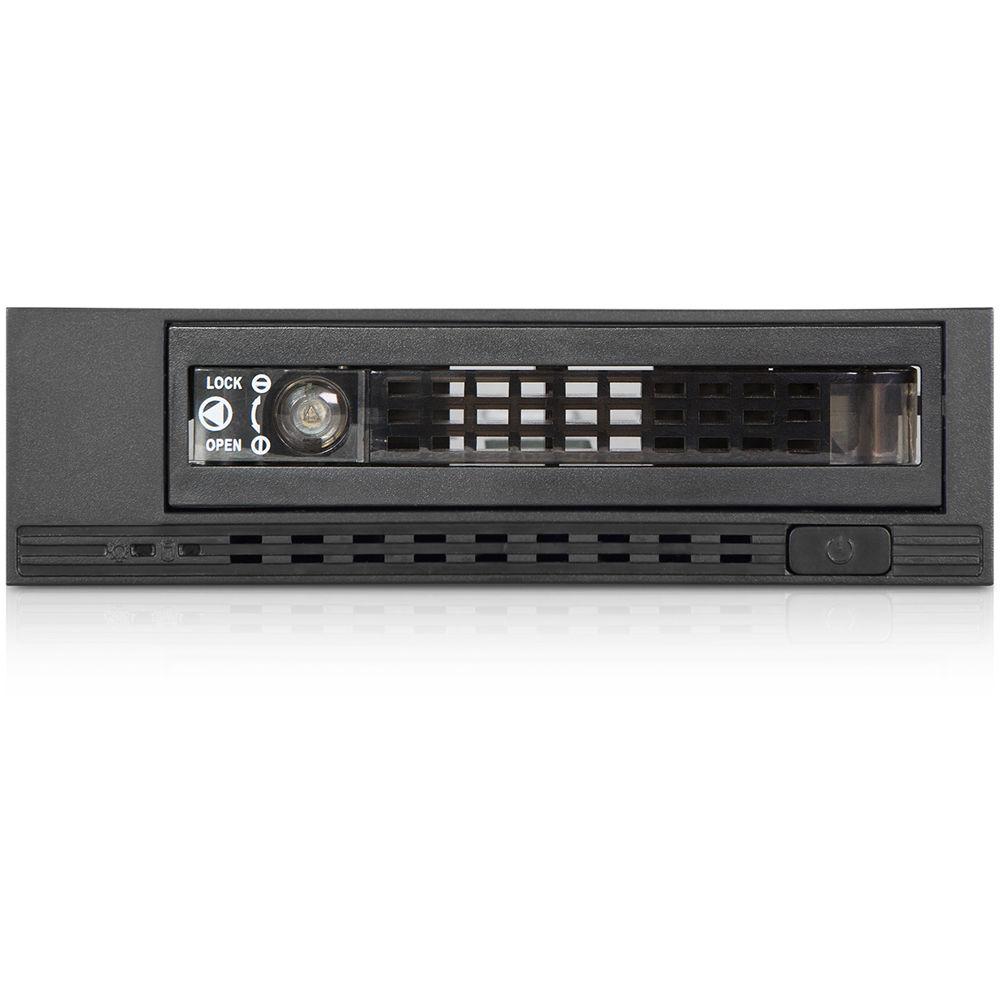 iStarUSA 5.25" to 3.5" 2.5" SATA SAS 6Gbps HDD SSD Hot-Swap Rack with Key Lock