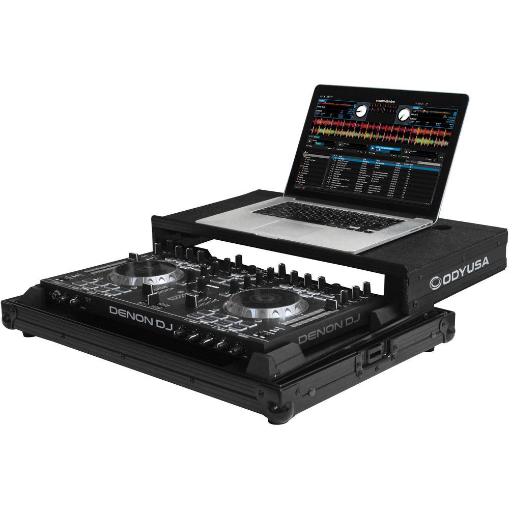 Odyssey Innovative Designs Black Label Low Profile Glide Style Case for Denon DN-MC4000 Controller