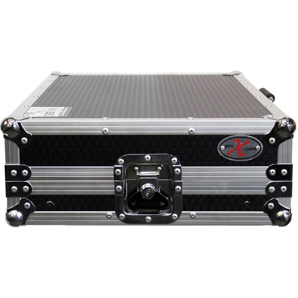ProX Flight Case for Numark NV NVII Controller with Laptop Shelf