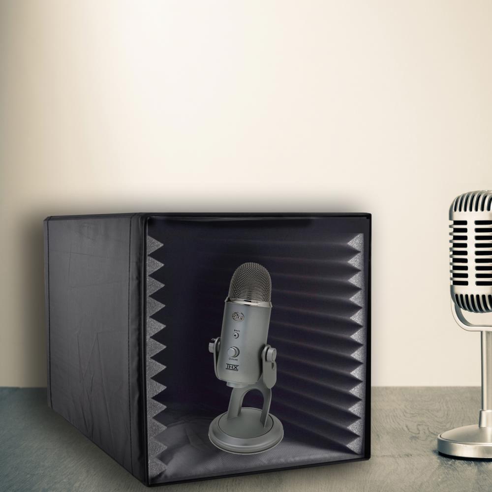 Pyle Pro Sound Recording Booth Box and Isolation Filter Cube