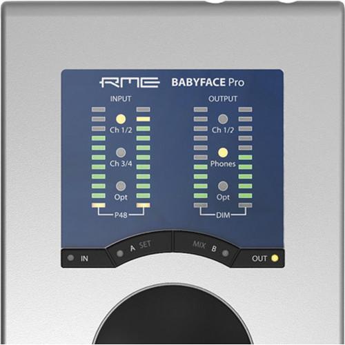 RME Babyface Pro 24-Channel 192 kHz USB Bus-Powered Audio Interface