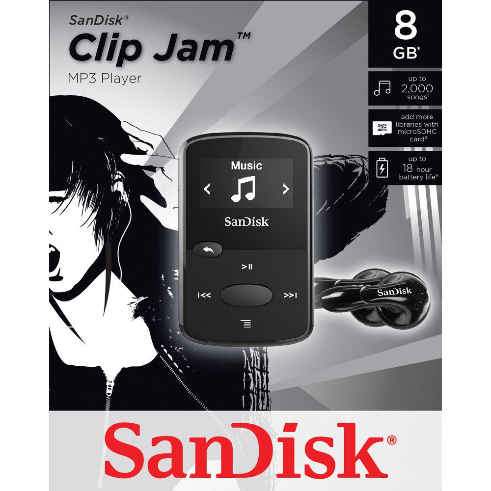 SanDisk 8GB Clip Jam MP3 Player