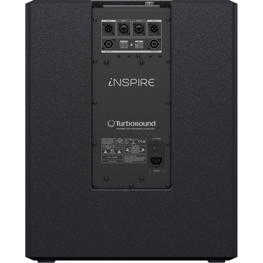 Turbosound iNSPIRE 1000W Powered 15" Subwoofer with Dual Amplifier