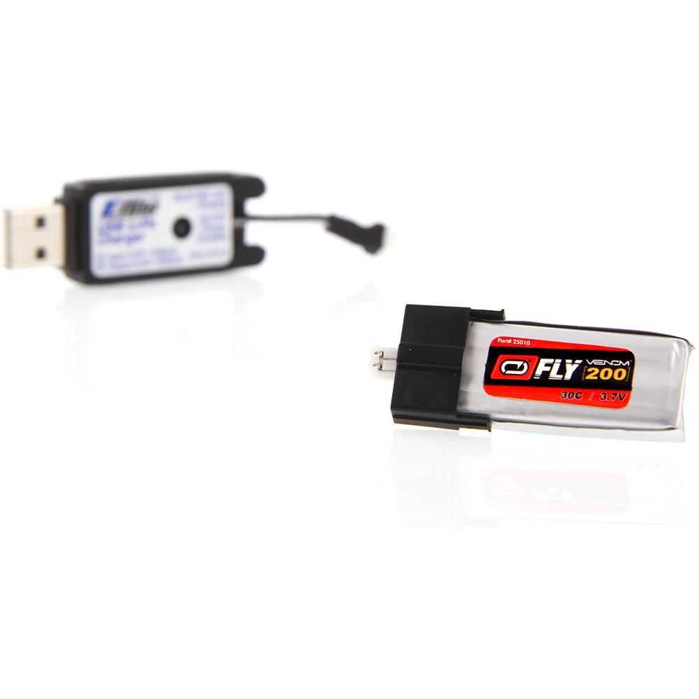 Venom Group Fly 30C 1S 200mAh LiPo Battery with E-Flite Blade MCPX Connector