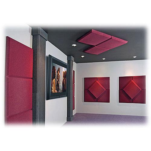 Auralex SFS-112 SonoFlat System - 24 2" SonoFlat Panels 4 SonoColumns 4 SonoCollars and 5 Tubes of TubeTak Pro Adhesive