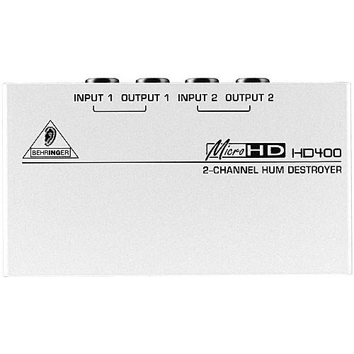 Behringer MicroHD HD400 - 2 Channel Hum Eliminator in Compact Form