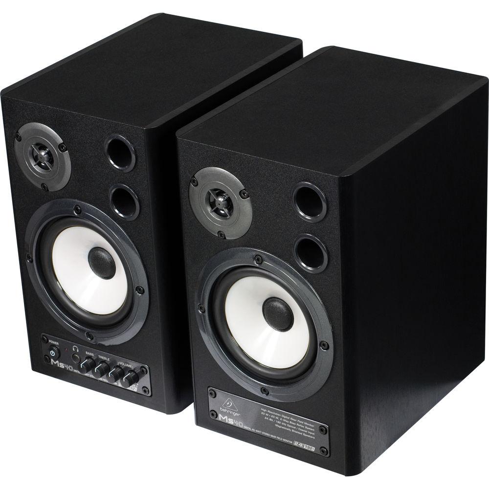 Behringer MS40 - 2-Way 40-Watt 24-bit 192kHz Hybrid Nearfield Monitors - Pair
