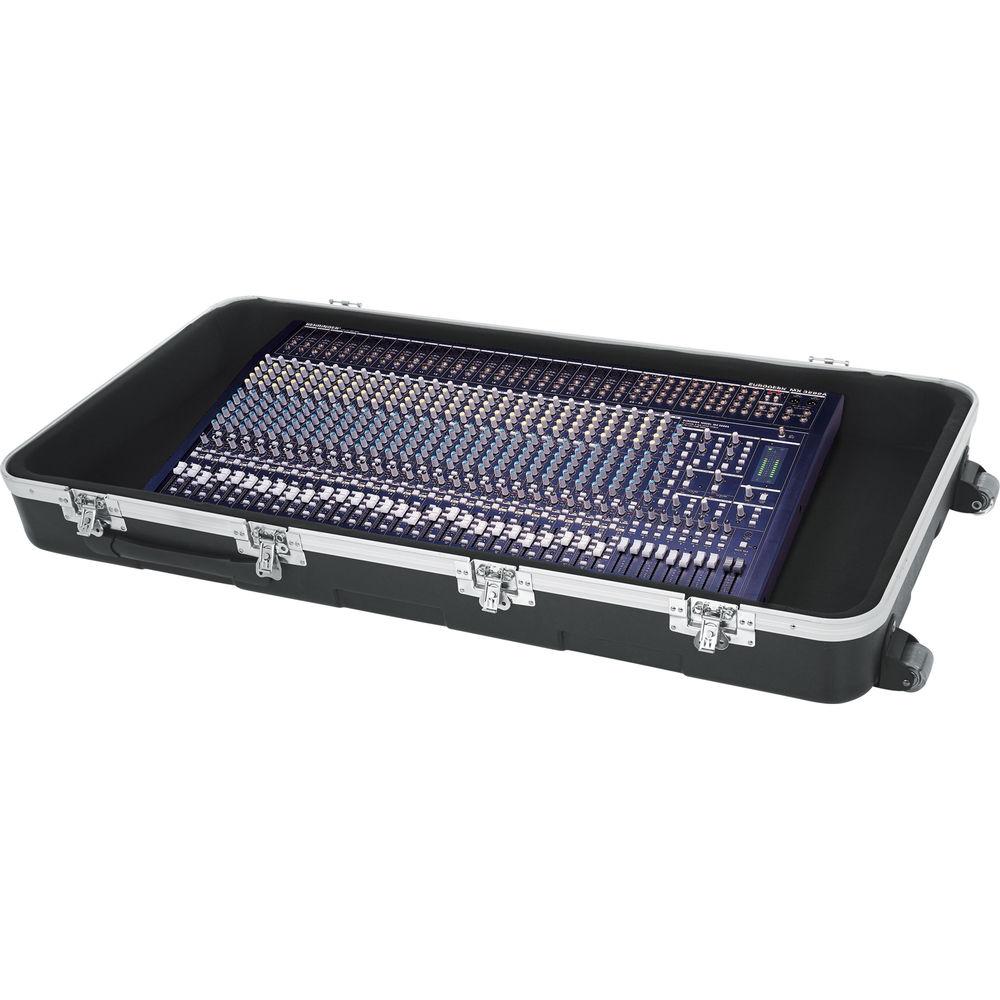 Gator Cases G-MIX-22x46 Rolling ATA Mixer Case with Lockable Recessed Latches and Pull-out Handle