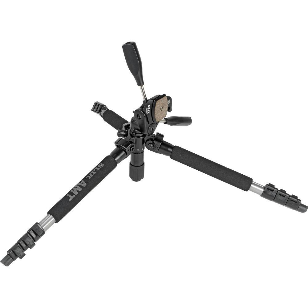 Slik Pro 340 DX Tripod with SH-705E 3-Way, Pan-and-Tilt Head
