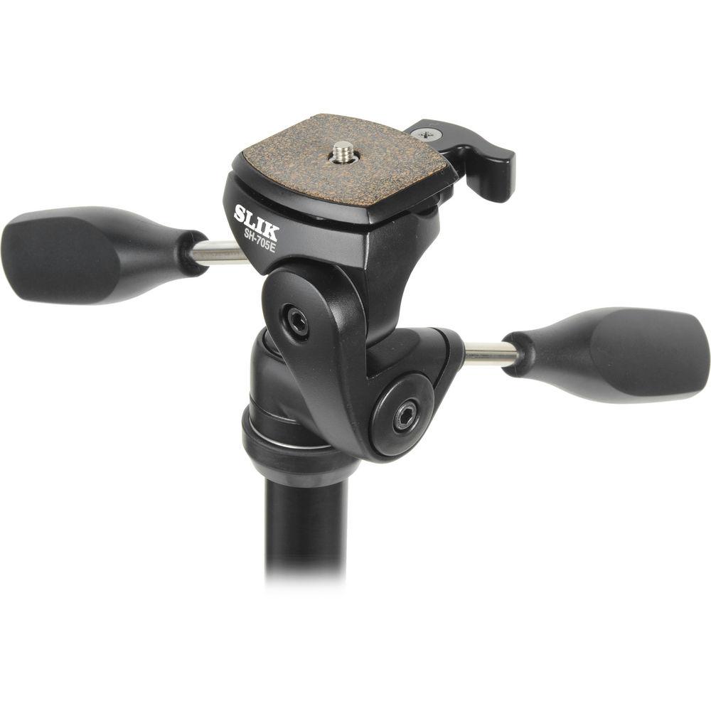 Slik Pro 340 DX Tripod with SH-705E 3-Way, Pan-and-Tilt Head