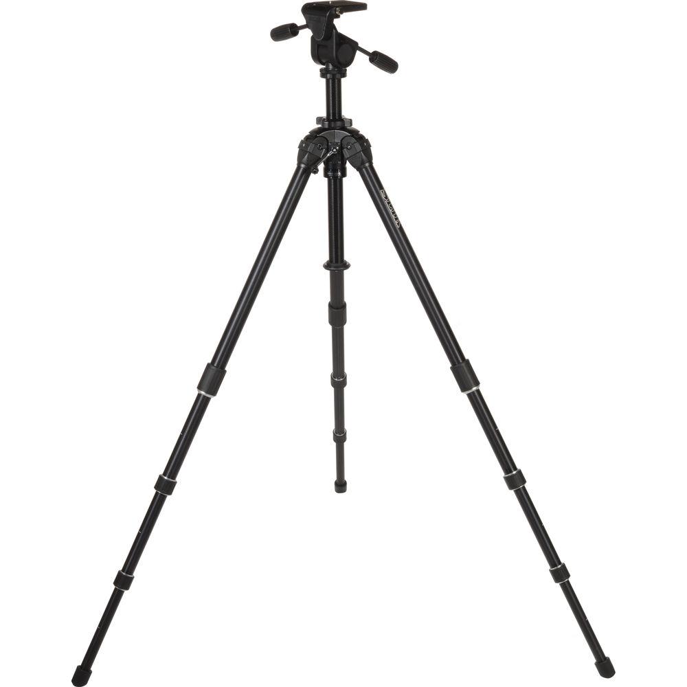 Slik Professional 4 Tripod with SH-909 3-Way, Pan-and-Tilt Head