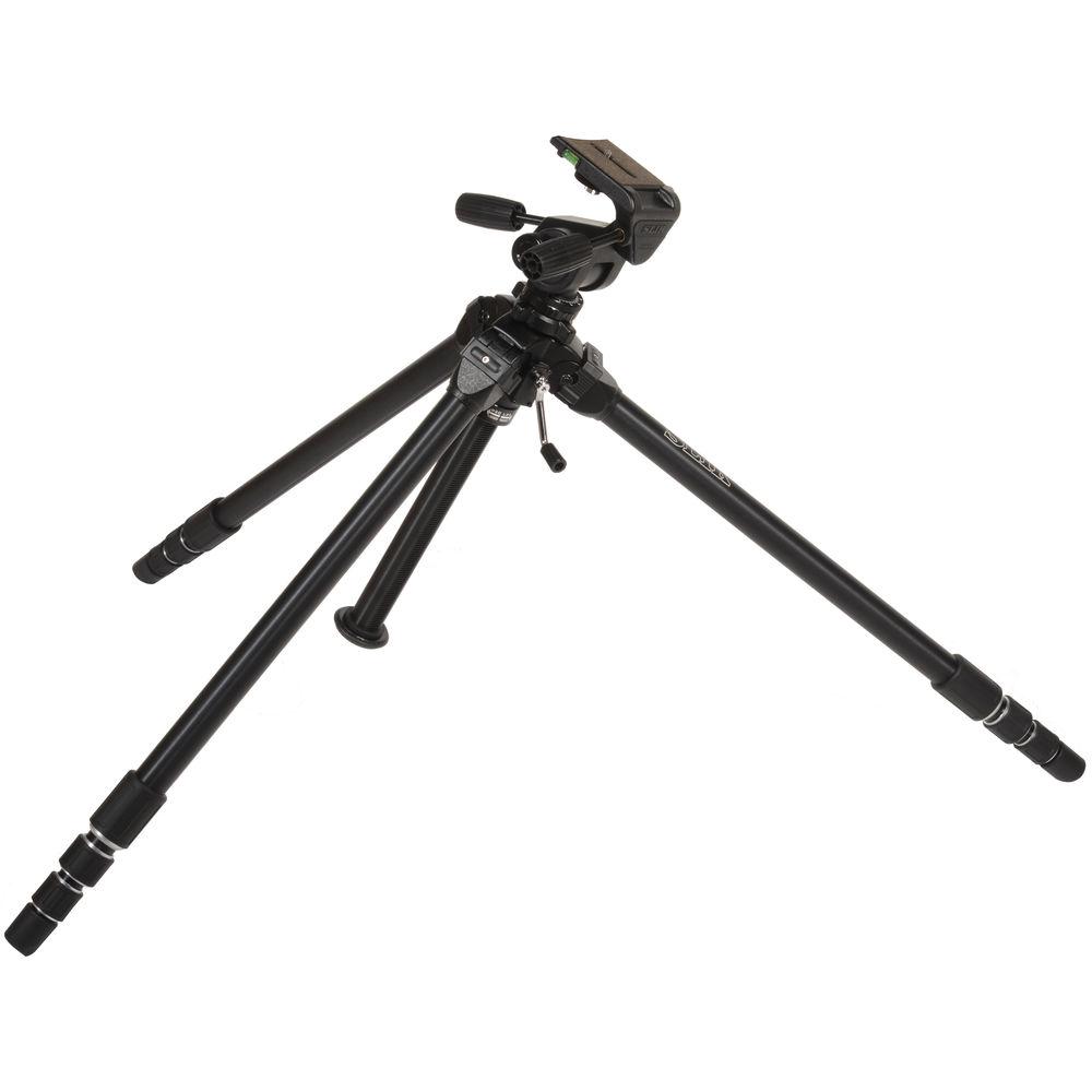 Slik Professional 4 Tripod with SH-909 3-Way, Pan-and-Tilt Head