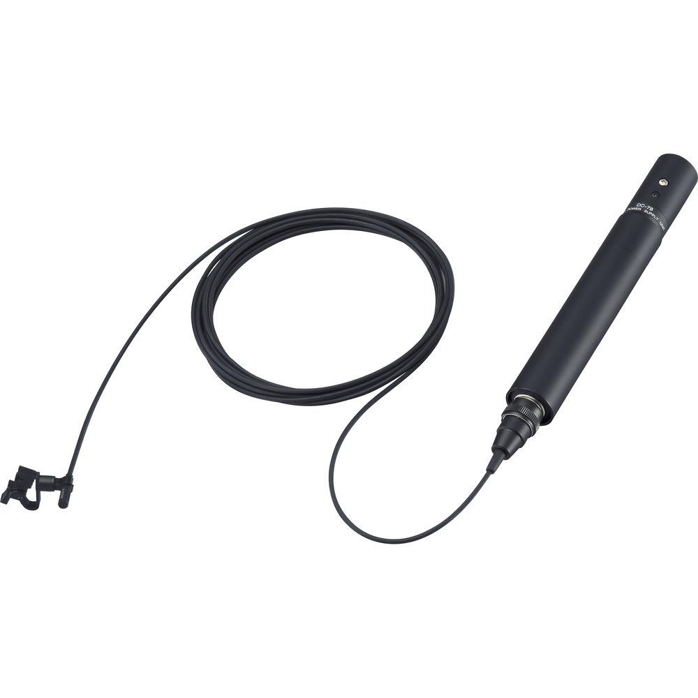Sony ECM88B - Miniature Omni-Directional Lavalier Microphone and DC-78 Power Supply