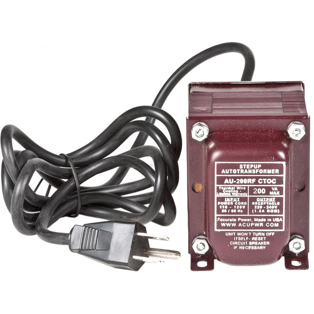 ACUPWR 200W Step Up Transformer Converter