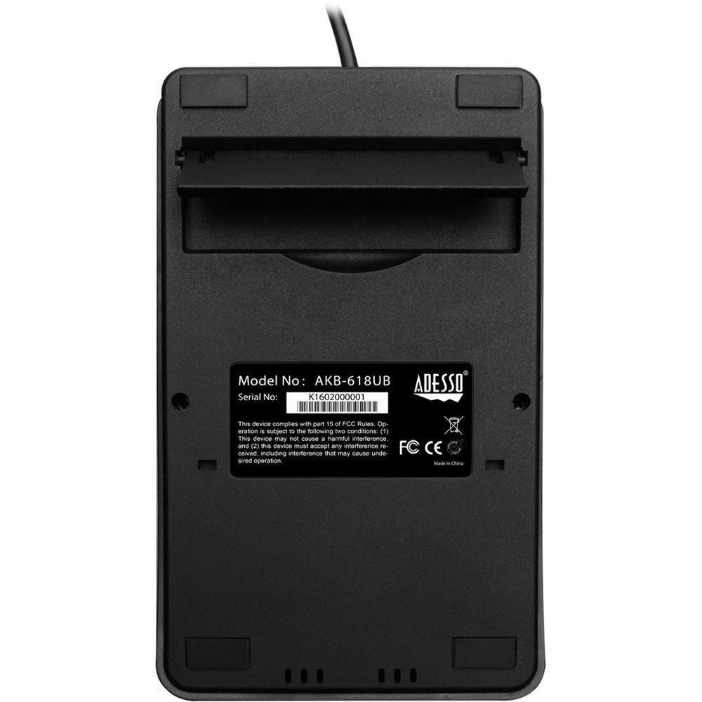 Adesso AKB-618 Easy Touch Waterproof Ergo Keypad