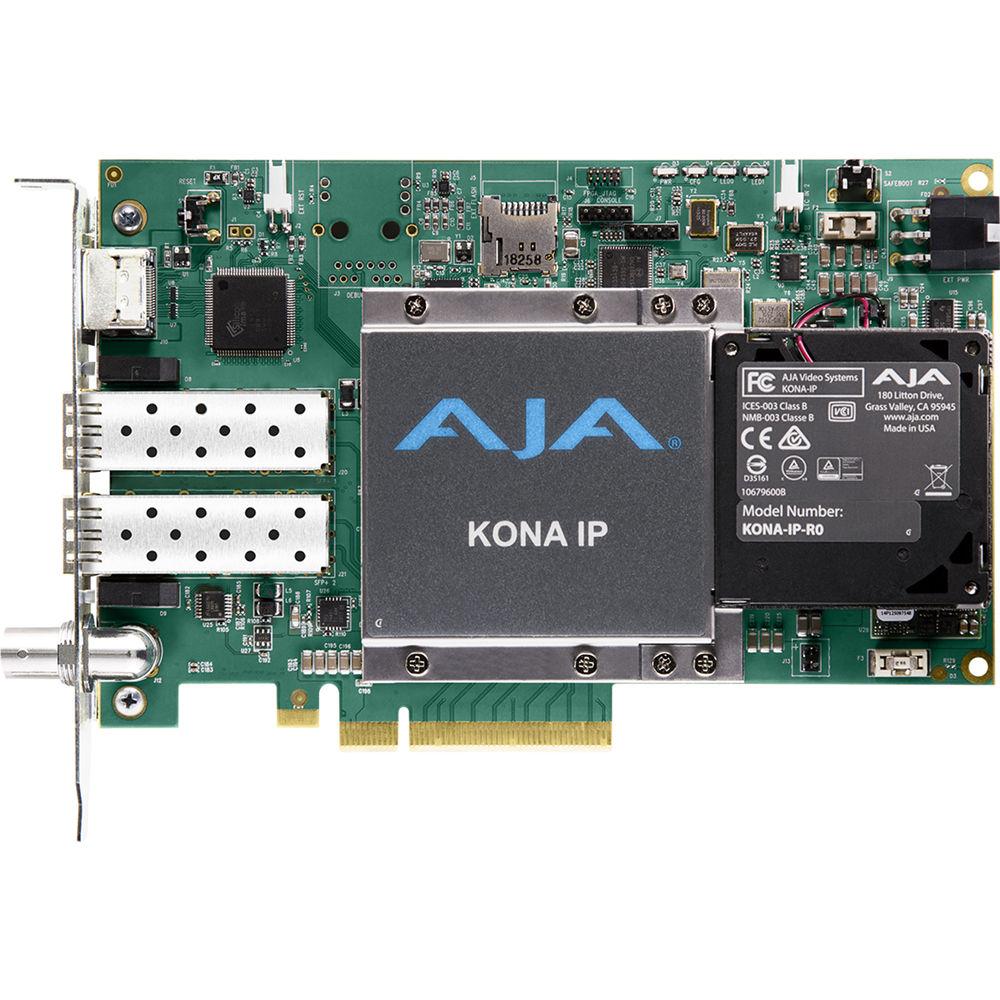 AJA KONA IP PCIe Audio Video I O Card