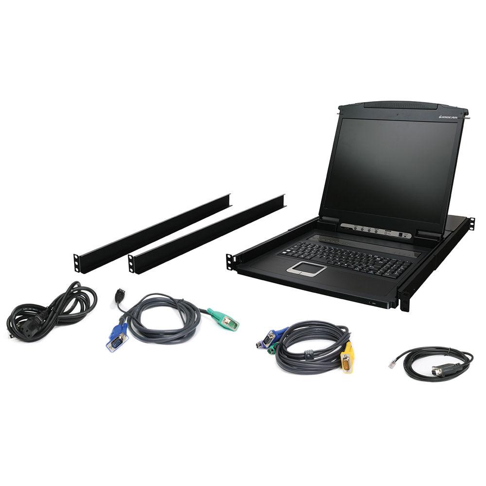 IOGEAR 8-Port 19" LCD Combo KVM Switch