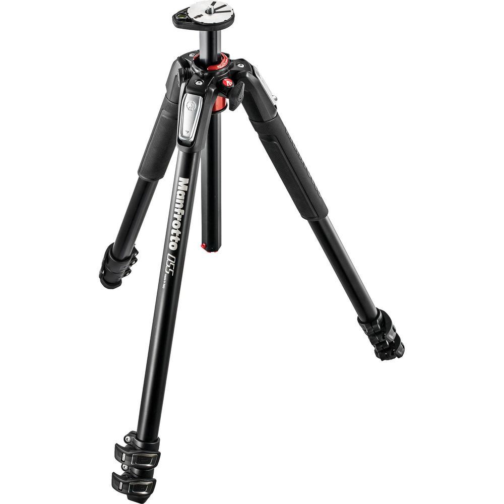 Manfrotto 502AH Video Head & MT055XPRO3 Aluminum Tripod Kit