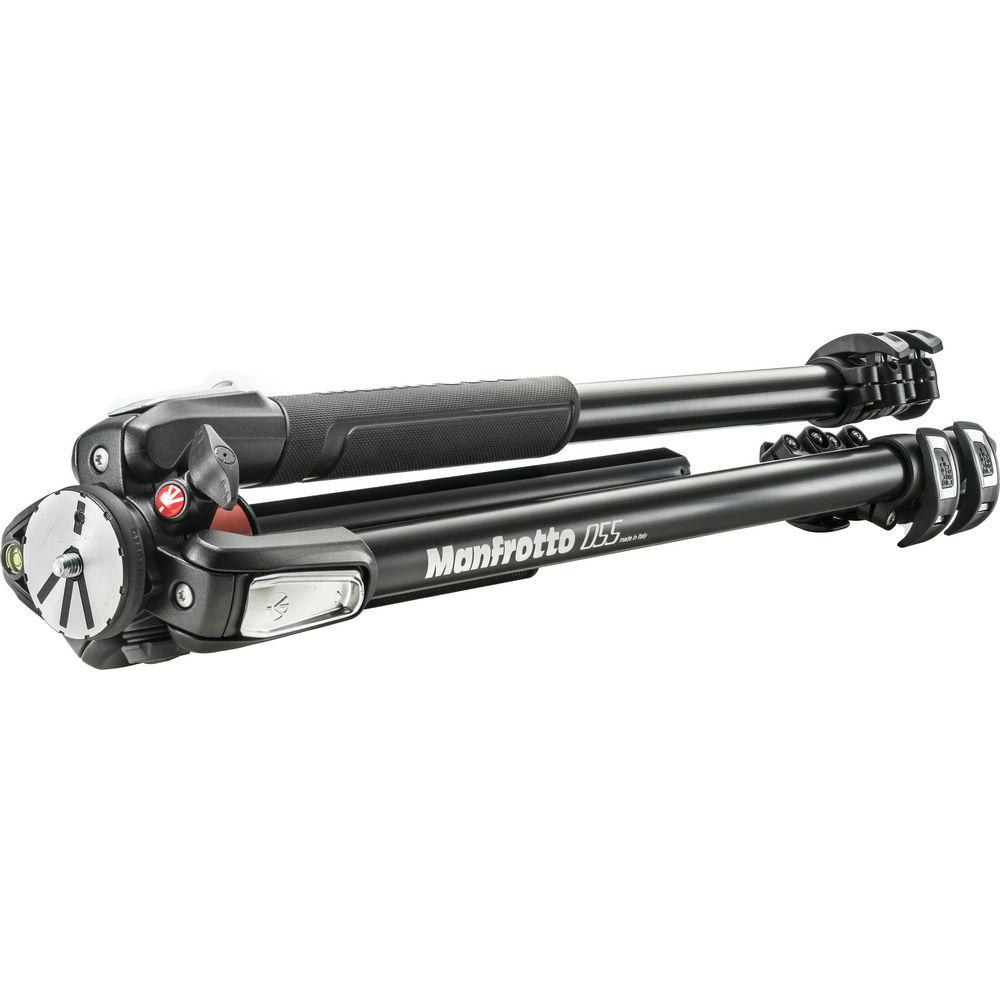 Manfrotto 502AH Video Head & MT055XPRO3 Aluminum Tripod Kit