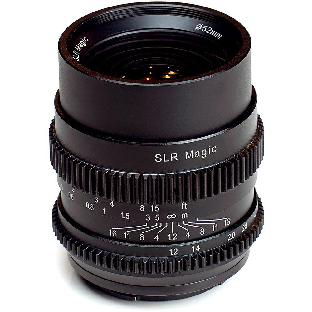 SLR Magic Cine 35mm f 1.2 FE Lens for Sony E-Mount