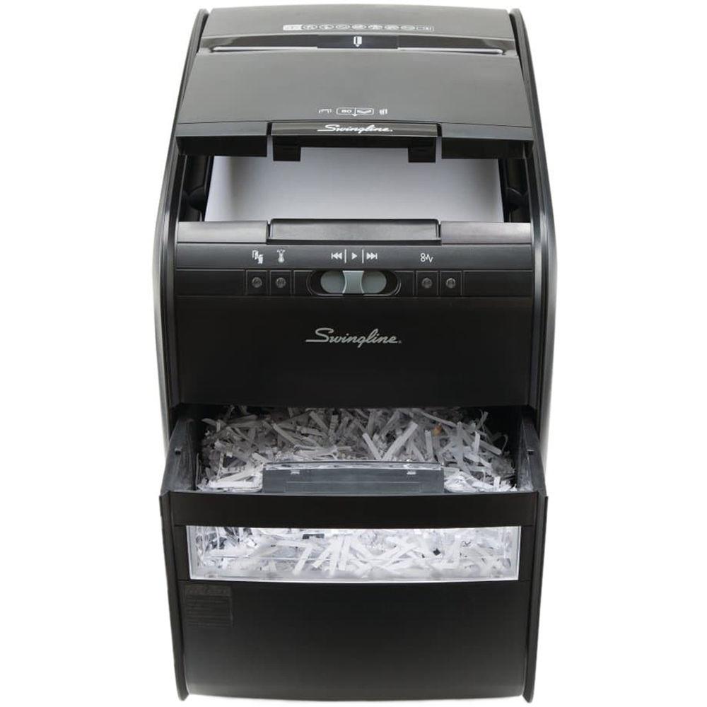 Swingline Stack-and-Shred 80X Cross-Cut Auto-Feed Shredder