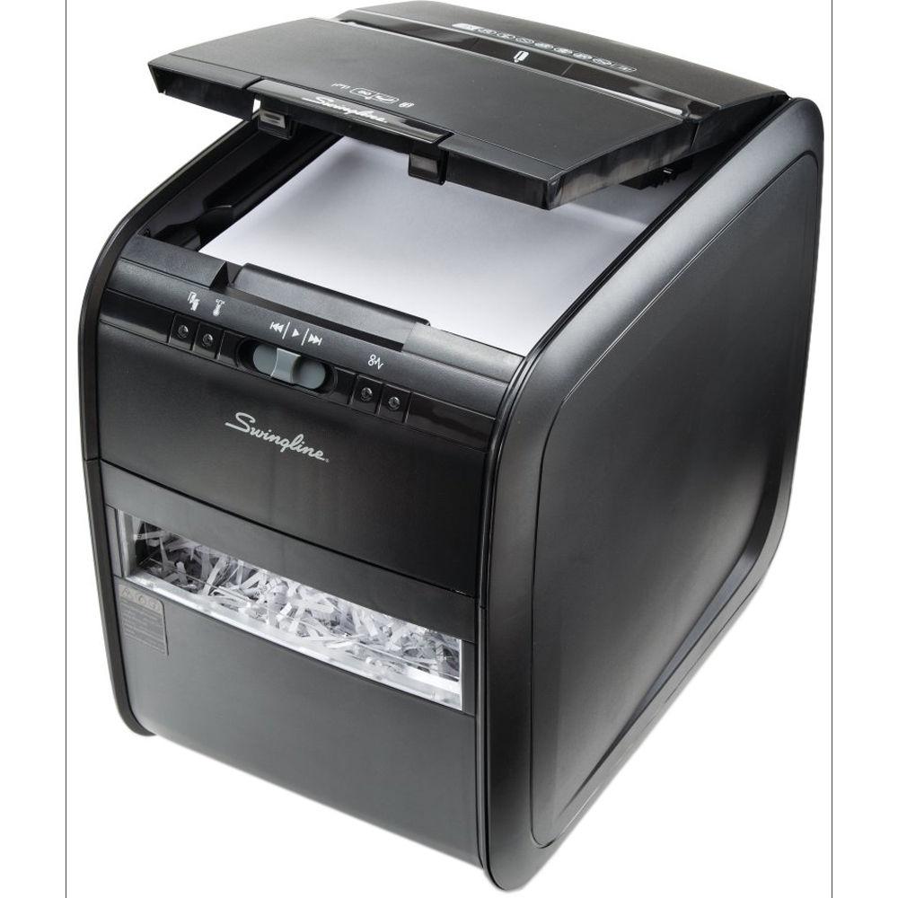 Swingline Stack-and-Shred 80X Cross-Cut Auto-Feed Shredder