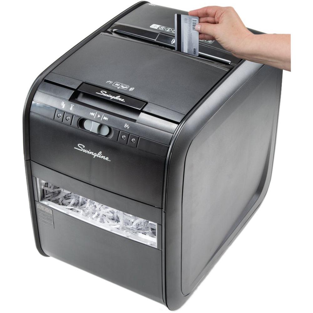 Swingline Stack-and-Shred 80X Cross-Cut Auto-Feed Shredder
