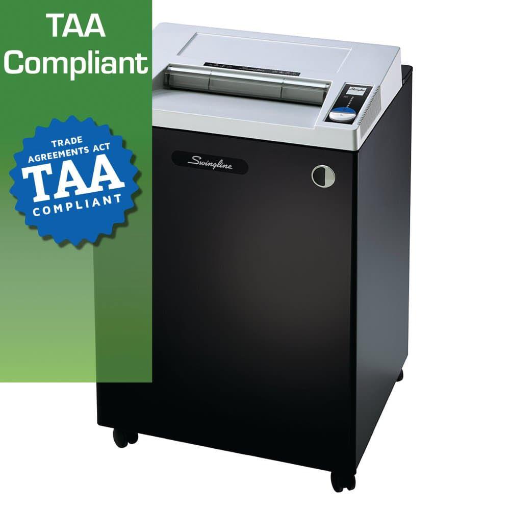 Swingline TAA Compliant CX30-55 Cross-Cut Commercial Shredder with Jam Stopper