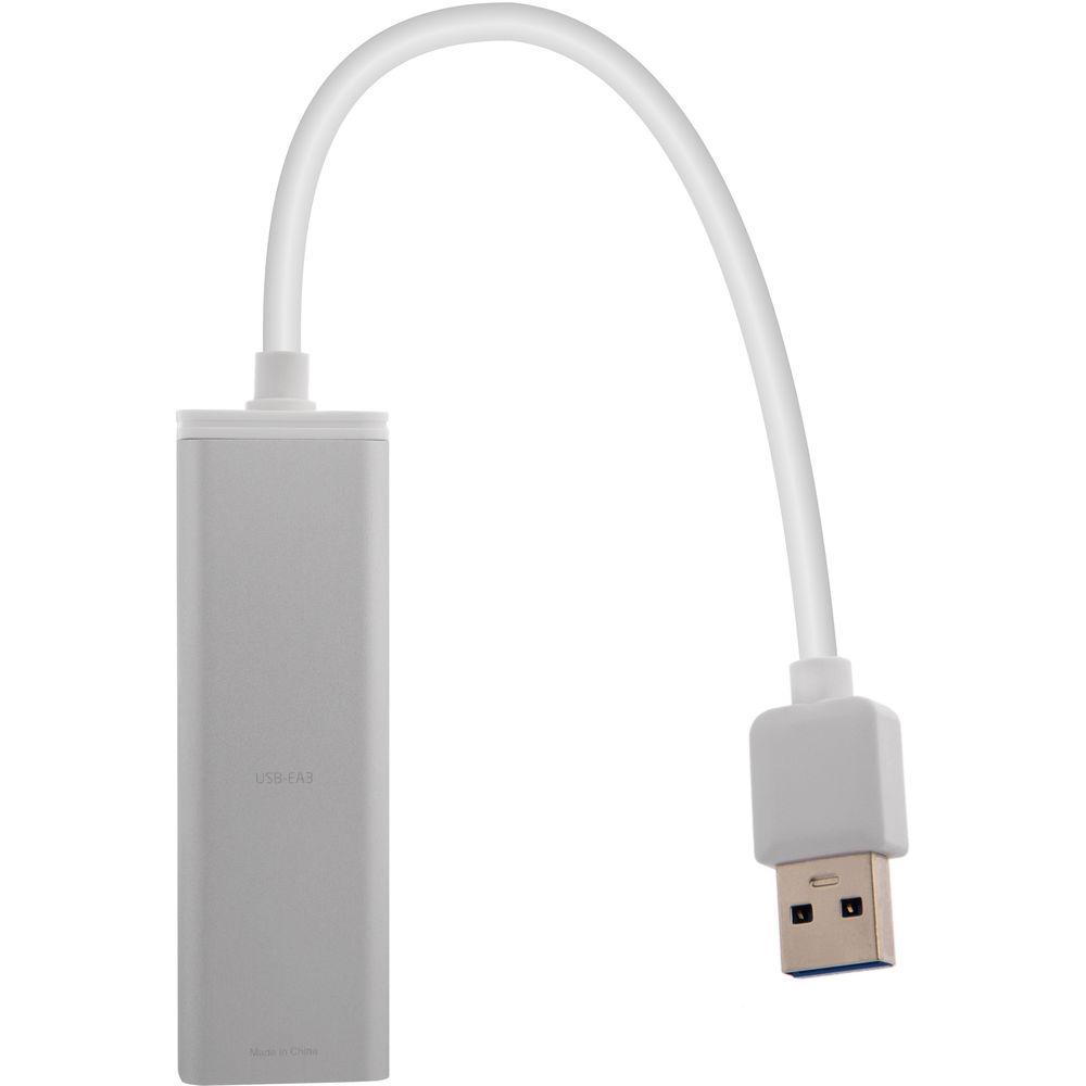 Xcellon 3-Port USB 3.0 Hub with Gigabit Ethernet Port