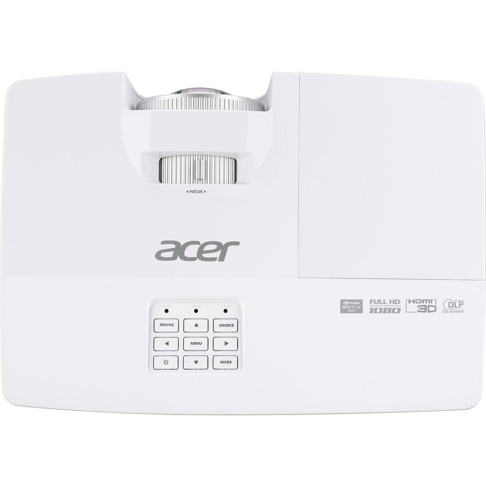 Acer H6517ST 3000-Lumen 1080p Short Throw DLP 3D Projector