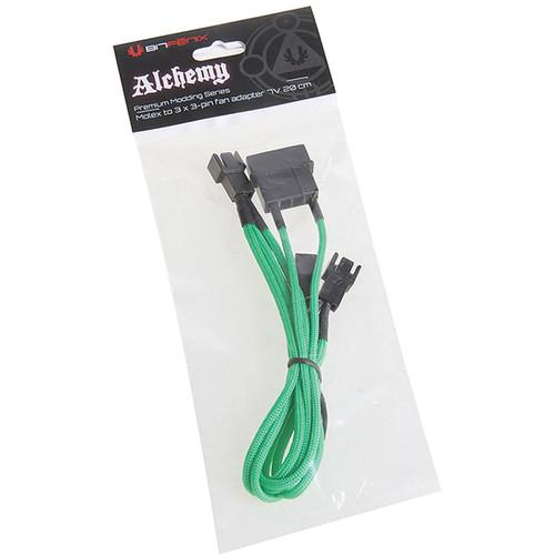BitFenix Alchemy 7V 4-Pin Molex to 3 x Fan Adapter Cable