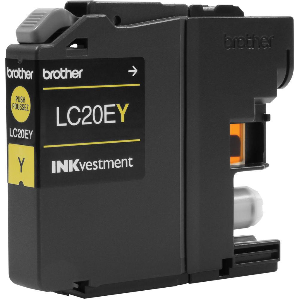 Brother LC20EY INKvestment Super High Yield Yellow Ink Cartridge