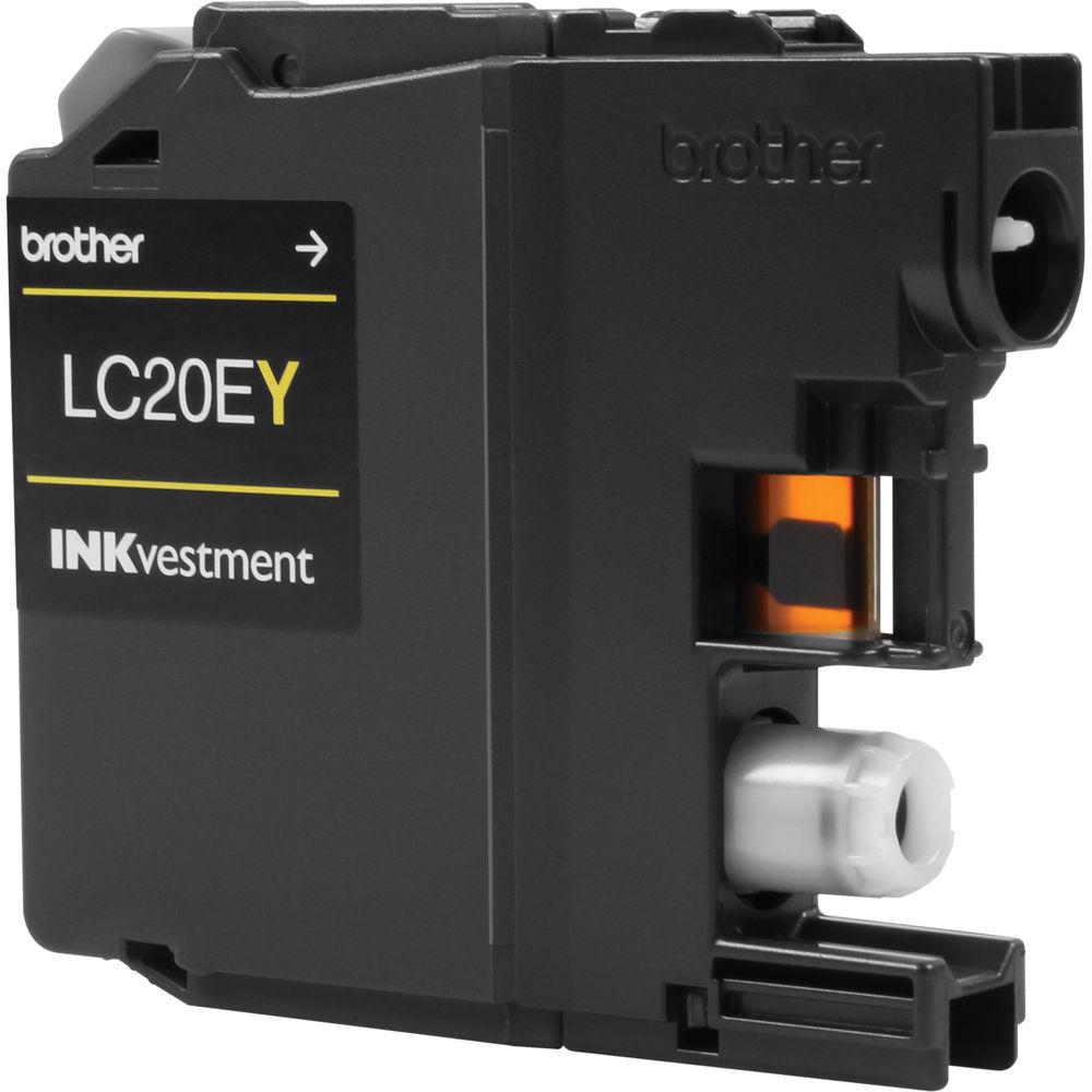 Brother LC20EY INKvestment Super High Yield Yellow Ink Cartridge