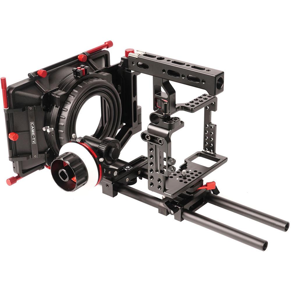CAME-TV Rig Mattebox Follow Focus Kit for Sony A7RII Camera