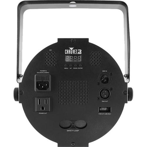 CHAUVET DJ SlimPAR QUV12 USB - Wireless DMX RGB UV LED Wash Light