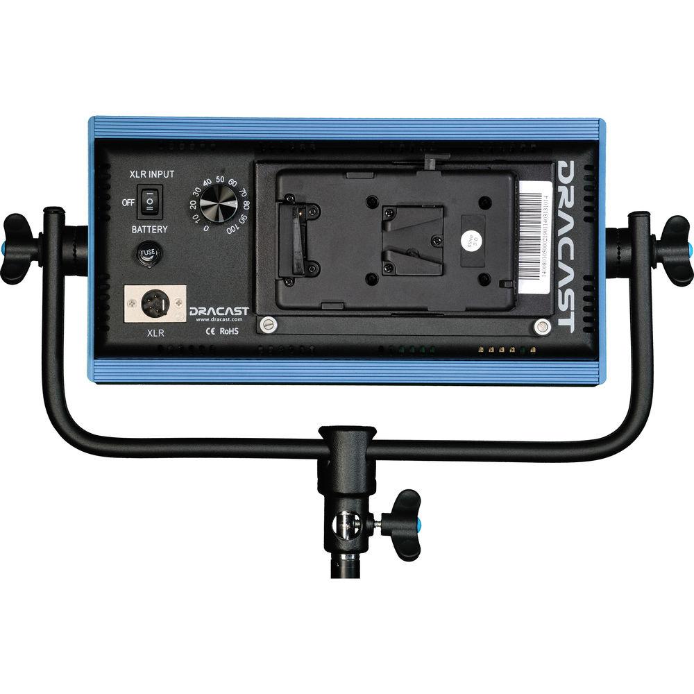Dracast LED500 Pro Tungsten LED Light with V-Mount Battery Plate