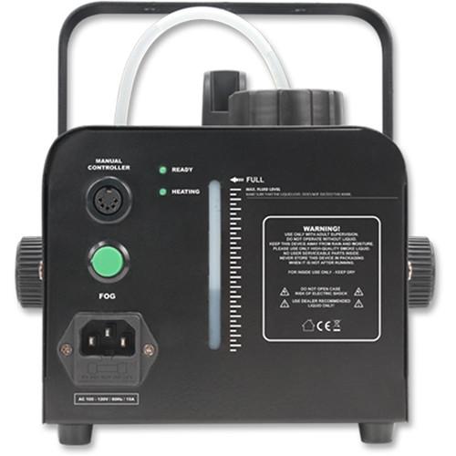 Eliminator Lighting Turbo Fog 1000 Fogger with Wireless & Wired Remote Controllers